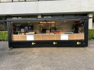 Pop-up in bedrijf